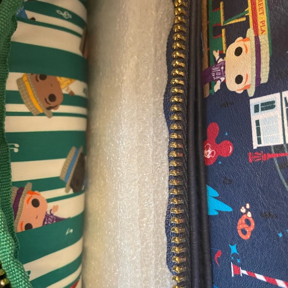 New Disney Park Loungefly Funko Pop Dapper Dans Backpack & 2022 Blue Sequin Ears - Picture 6 of 8